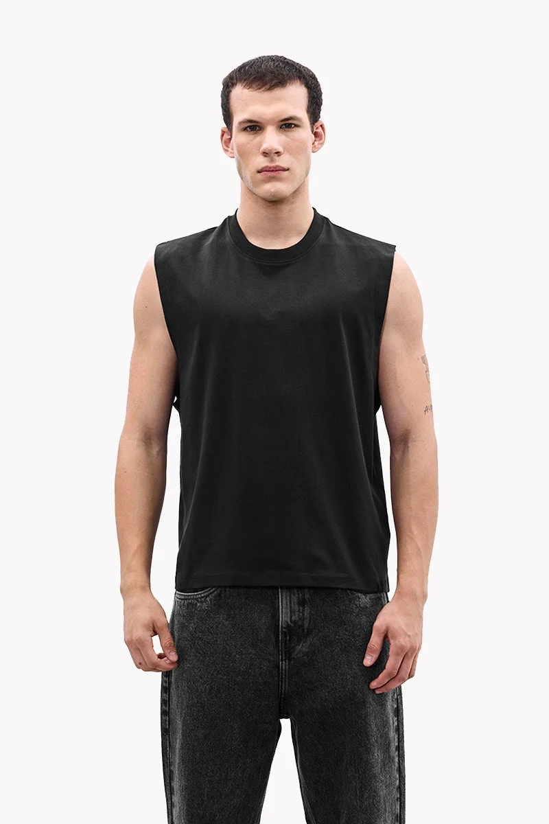 سنيتش بلوزة بدون أكمام قطن % من كور لاب